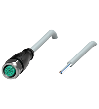 Pepperl+Fuchs V15-GV4A-5M-PVC Female cordset single-ended M12 straight stainless steel 14404, A-coded, 5-pin, PVC cable grey Turkiye