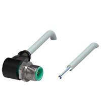 Pepperl+Fuchs V15S-W-2M-PUR Male cordset single-ended M12 angled A-coded, 5-pin, PUR cable grey Turkiye