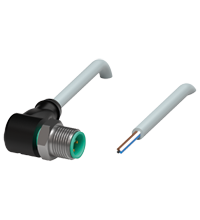 Pepperl+Fuchs V1S-WV4A-20M-PVC Male cordset single-ended M12 angled stainless steel 14404, A-coded, 4-pin, PVC cable grey Turkiye