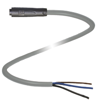 Pepperl+Fuchs V3-GR-20M-PUR Female cordset single-ended M8 snap-lock straight A-coded, 3-pin, PUR cable grey Turkiye