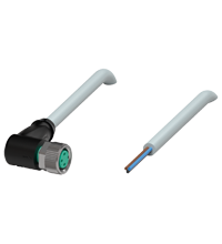 Pepperl+Fuchs V3-WM-0,5M-PVC Female cordset single-ended M8 angled A-coded, 3-pin, PVC cable grey Turkiye