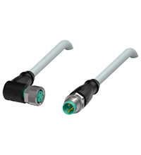 Pepperl+Fuchs V3-WM-5M-PUR-V3-GM Cordset M8 socket angled to M8 plug straight A-coded, 3-pin, PUR cable grey Turkiye