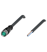 Pepperl+Fuchs V31-GM-BK2M-PVC-U Female cordset single-ended M8 straight A-coded, 4-pin, PVC cable black, UL approved Turkiye