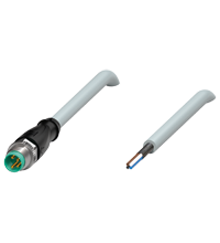 Pepperl+Fuchs V31S-GM-5M-PUR-ABG Male cordset single-ended M8 straight A-coded, 4-pin, PUR cable grey, shielded Turkiye