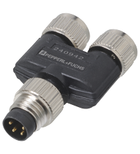 Pepperl+Fuchs V31S-T-V3 Y-Splitter M8 plug 4-pin to 2x M8 socket 3-pin Turkiye