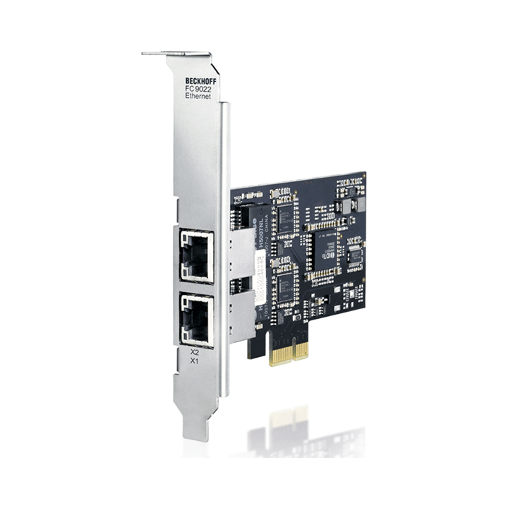 Beckhoff FC9022 Gigabit Ethernet card, 2 channels, PCIe x1 Turkiye