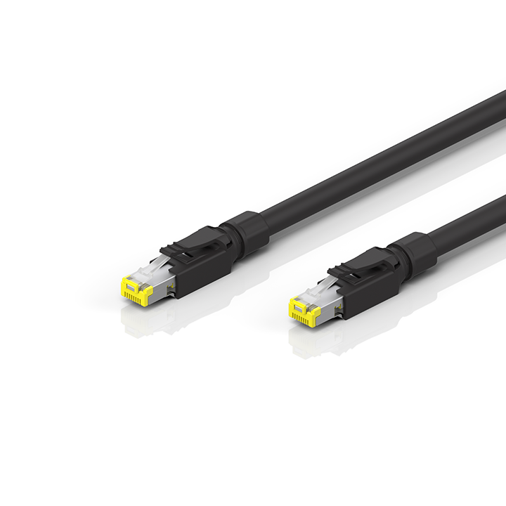Beckhoff C9900-K671...K682 CP-Link 4 cable, shielded, PVC, 4 x 2 x AWG23/7, fixed installation, black, Cat6A Turkiye