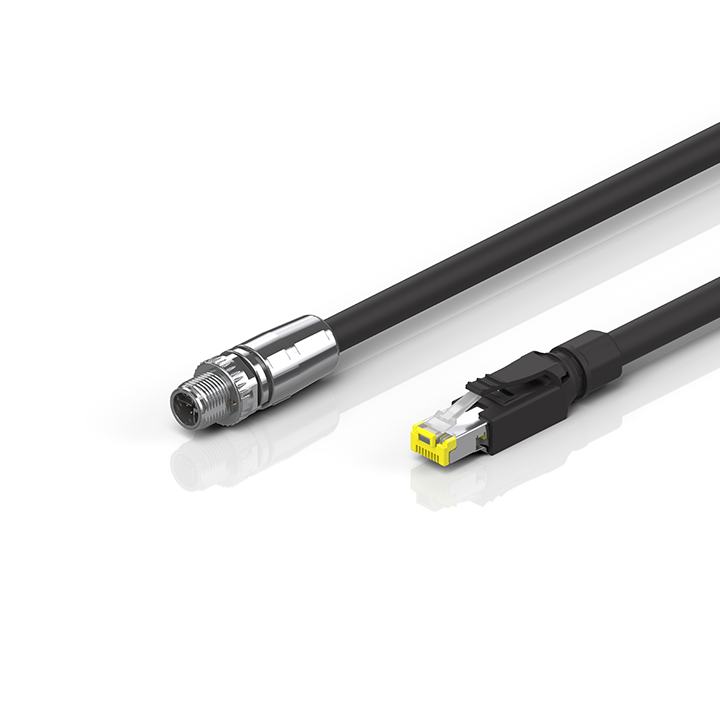 Beckhoff C9900-K652...K666,-K761 CP-Link 4 cable, shielded, PVC, 4 x 2 x AWG23/7, fixed installation, black, Cat6A Turkiye