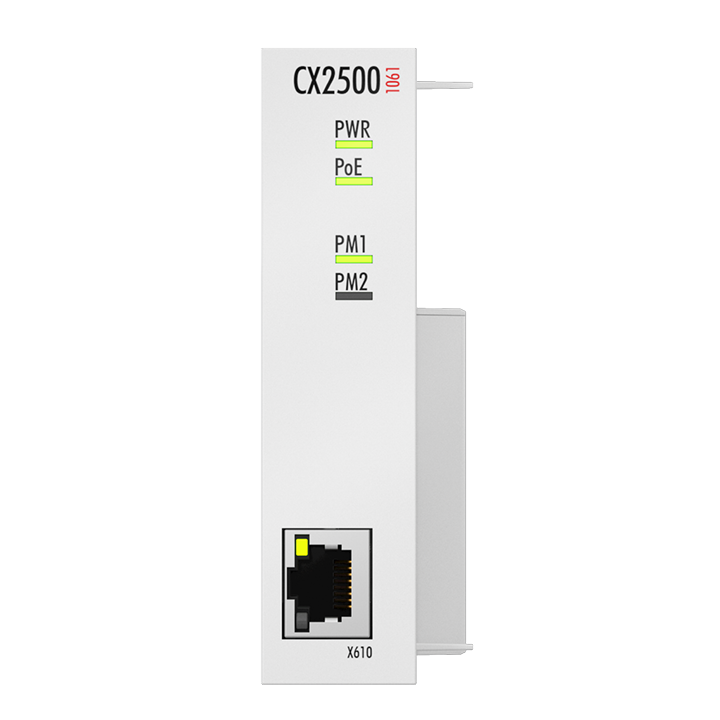 Beckhoff CX2500-1061 Power over Ethernet module for CX20xx, CX52x0, CX53x0, CX56x0New Turkiye