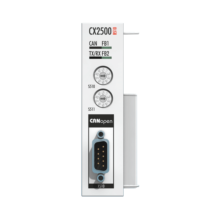 Beckhoff CX2500-B510 Fieldbus slave module CANopen for CX20xx, CX52x0, CX53x0, CX56x0 Turkiye