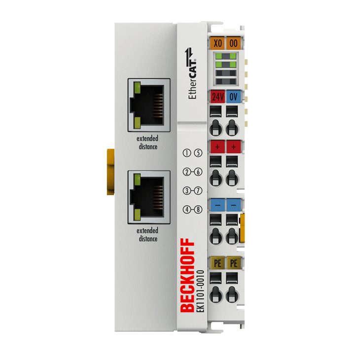 Beckhoff EK1101-0010 EtherCAT Coupler with ID switch, Extended Distance Turkiye