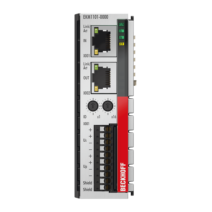Beckhoff EKM1101 EtherCAT Coupler with ID switch and diagnostics Turkiye