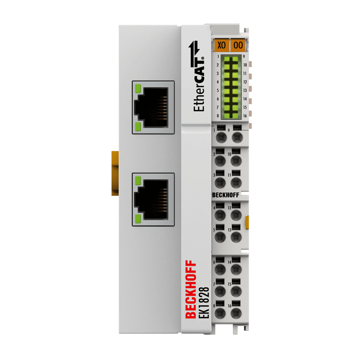 Beckhoff EK1828 EtherCAT Coupler with integrated digital inputs/outputs Turkiye