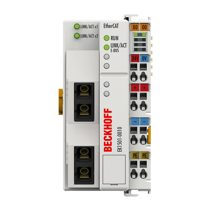 Beckhoff EK1501-0010 EtherCAT Coupler with ID switch, single-mode fiber optic Turkiye