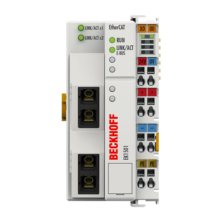 Beckhoff EK1501 EtherCAT Coupler with ID switch, multi-mode fiber optic Turkiye