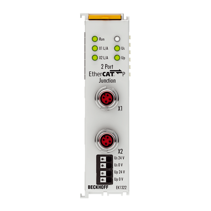 Beckhoff EK1322 2-port EtherCAT P junction with feed-in Turkiye