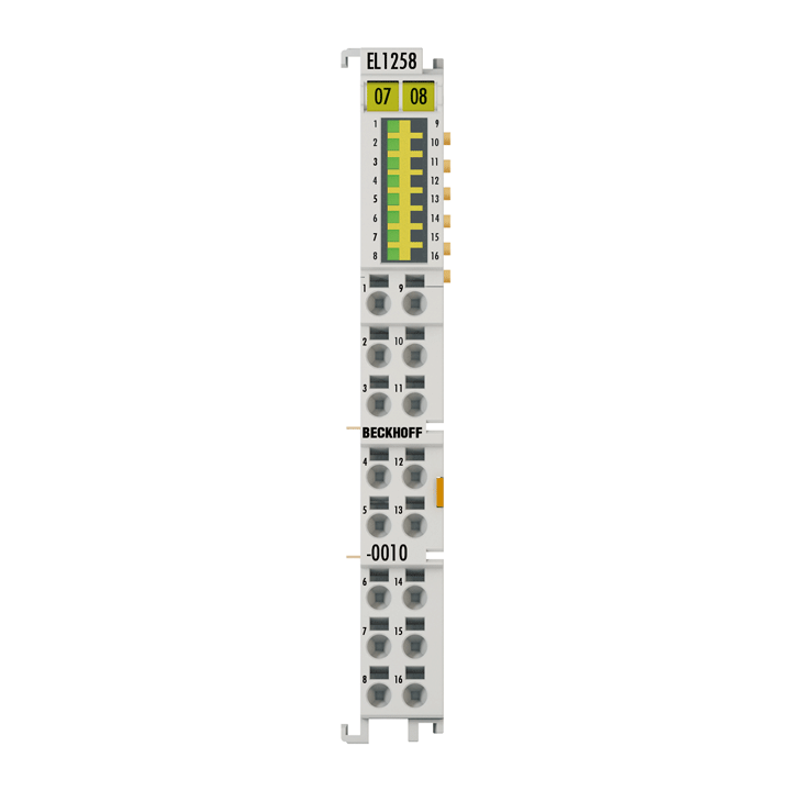 Beckhoff EL1258-0010 EtherCAT Terminal, 8-channel digital input, 24 V DC, 1 µs, ground switching, multi-timestamp Turkiye