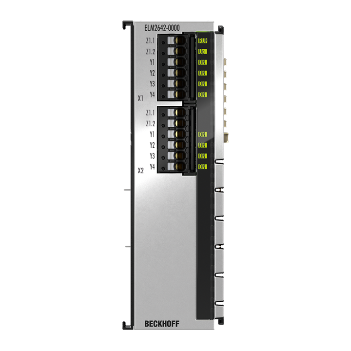 Beckhoff ELM2642-0000 EtherCAT Terminal, 2-channel reed output, multiplexer, 48 V AC/DC, 05 A, potential-free, 1 x 4 Turkiye