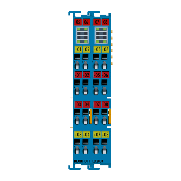Beckhoff ELX2008 EtherCAT Terminal, 8-channel digital output, 24 V DC, 30 mA, Ex i Turkiye