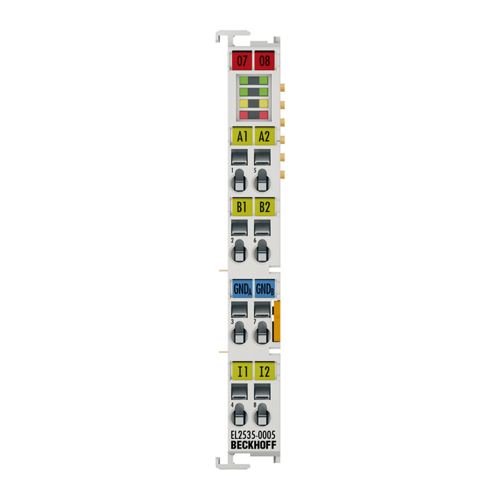 Beckhoff EL2535-0005 EtherCAT Terminal, 2-channel PWM output, 24 V DC, 5 A, current-controlled Turkiye