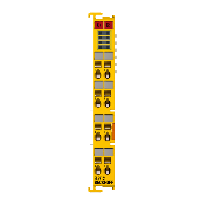 Beckhoff EL2912 EtherCAT Terminal, 2-channel digital output, 24 V DC, 2 A, TwinSAFE, TwinSAFE Logic Turkiye