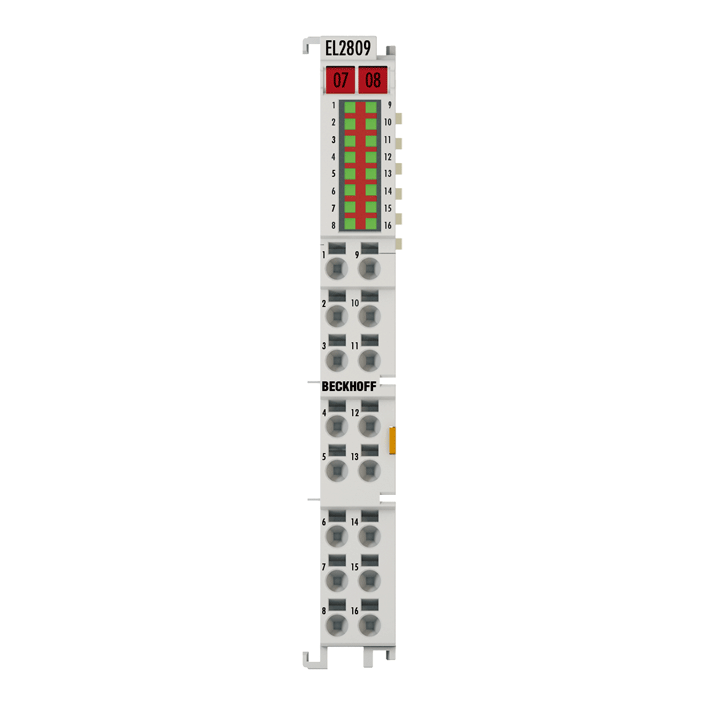 Beckhoff EL2809 EtherCAT Terminal, 16-channel digital output, 24 V DC, 05 A Turkiye