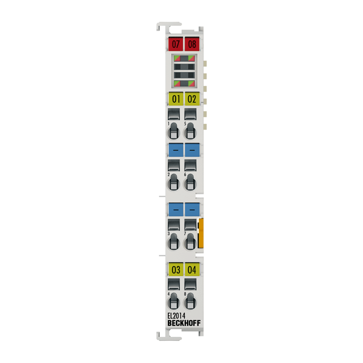 Beckhoff EL2014 EtherCAT Terminal, 4-channel digital output, 24 V DC, 05 A, with diagnostics Turkiye