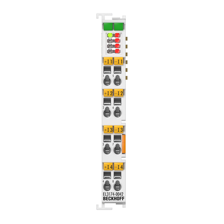 Beckhoff EL3174-0042 EtherCAT Terminal, 4-channel analog input, multi-function, ±60 V, ±30 V, 16 bit, differential Turkiye