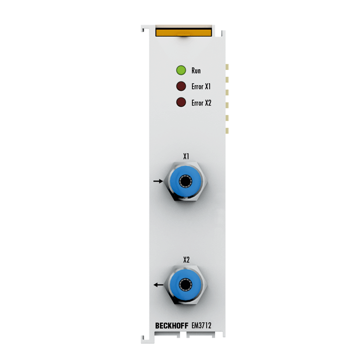 Beckhoff EM3712 EtherCAT Terminal, 2-channel analog input, relative pressure, ±1000 hPa (-1…+1 bar) Turkiye