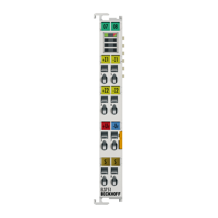 Beckhoff EL3751 EtherCAT Terminal, 1-channel analog input, multi-function, 24 bit, 10 ksps Turkiye