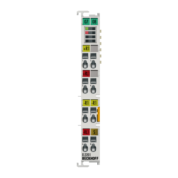 Beckhoff EL3201 EtherCAT Terminal, 1-channel analog input, temperature, RTD (Pt100), 16 bit Turkiye
