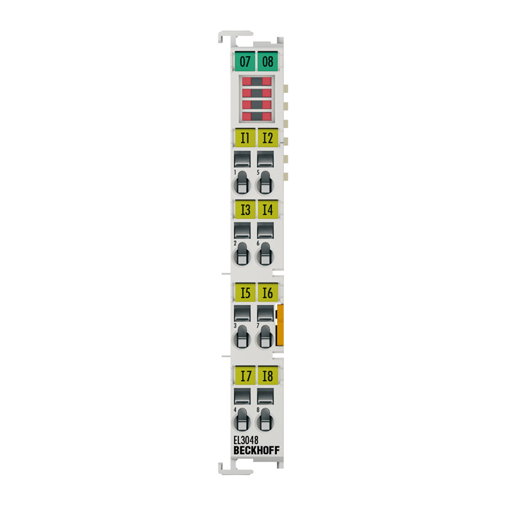 Beckhoff EL3048 EtherCAT Terminal, 8-channel analog input, current, 0…20 mA, 12 bit, single-ended Turkiye
