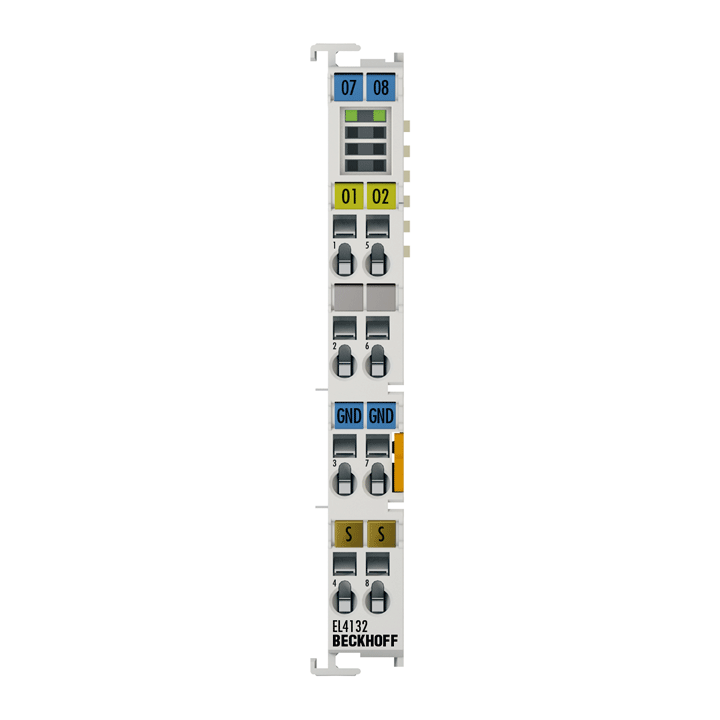Beckhoff EL4132 EtherCAT Terminal, 2-channel analog output, voltage, ±10 V, 16 bit Turkiye