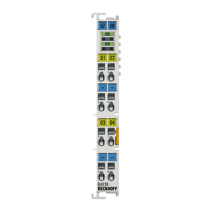 Beckhoff EL4124 EtherCAT Terminal, 4-channel analog output, current, 4…20 mA, 16 bit Turkiye