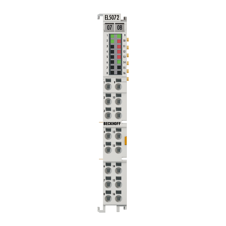 Beckhoff EL5072 EtherCAT Terminal, 2-channel displacement sensor interface, inductive, LVDT, RVDT, half bridge Turkiye