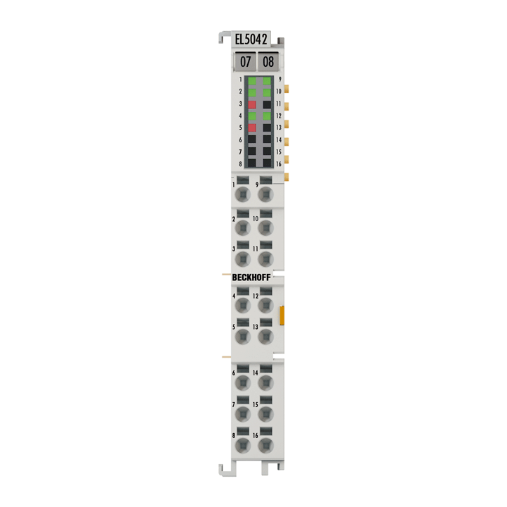 Beckhoff EL5042 EtherCAT Terminal, 2-channel encoder interface, BiSS C Turkiye