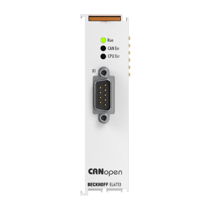 Beckhoff EL6753 EtherCAT Terminal, 1-channel communication interface, CANopen, master/slaveNew Turkiye