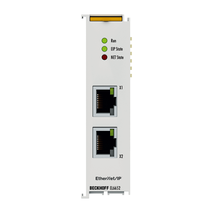 Beckhoff EL6652 EtherCAT Terminal, 2-port communication interface, EtherNet/IP, scanner Turkiye