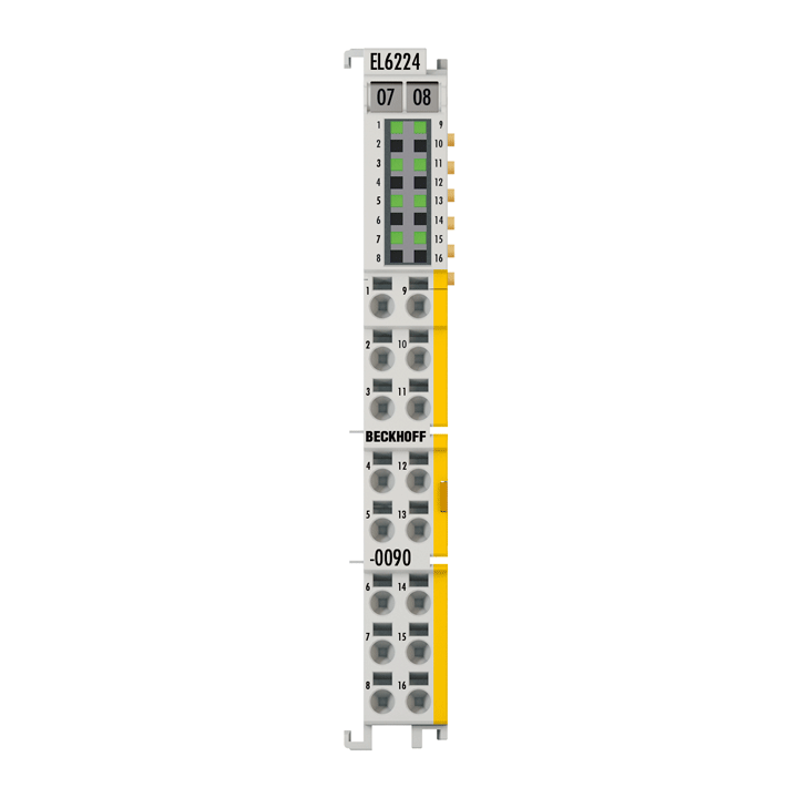 Beckhoff EL6224-0090 EtherCAT Terminal, 4-channel communication interface, IO-Link, master, TwinSAFE SC Turkiye