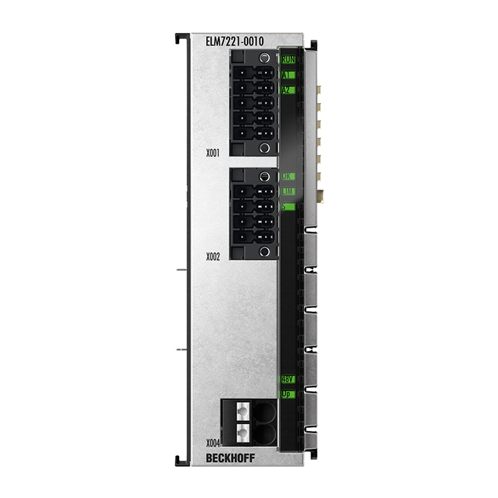 Beckhoff ELM7221-0010 EtherCAT Terminal, 1-channel motion interface, servomotor, 48 V DC, 8 A, OCT Turkiye