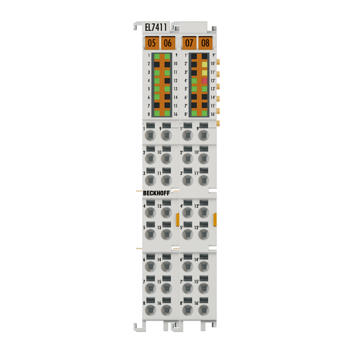 Beckhoff EL7411 EtherCAT Terminal, 1-channel motion interface, BLDC motor, 48 V DC, 45 A, with incremental encoder Turkiye