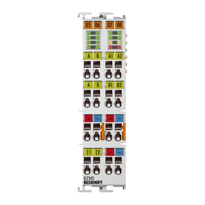 Beckhoff EL7342 EtherCAT Terminal, 2-channel motion interface, DC motor, 48 V DC, 35 A Turkiye