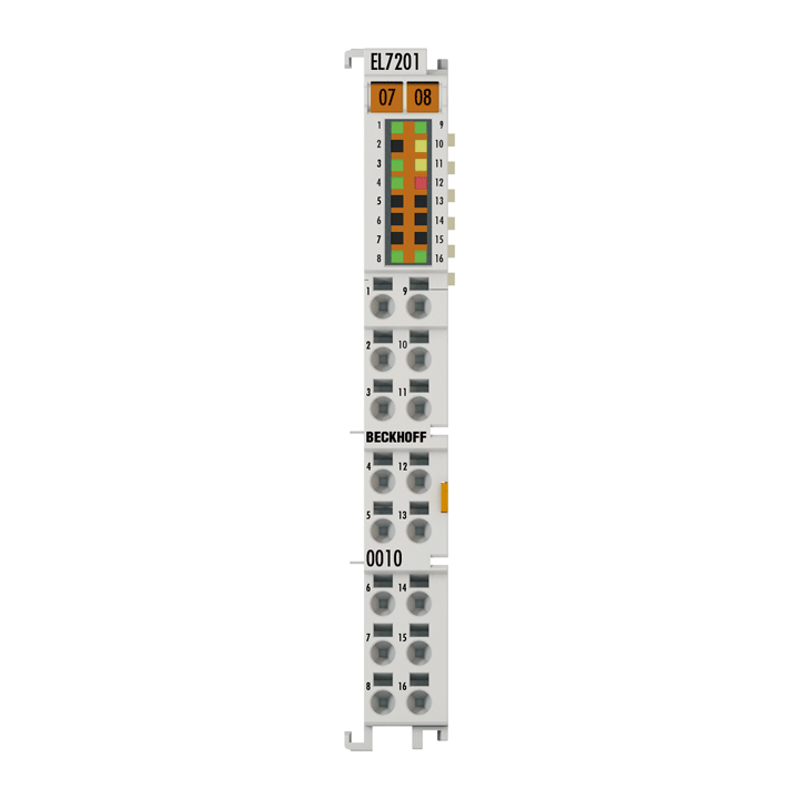 Beckhoff EL7201-0010 EtherCAT Terminal, 1-channel motion interface, servomotor, 48 V DC, 28 A, OCT Turkiye