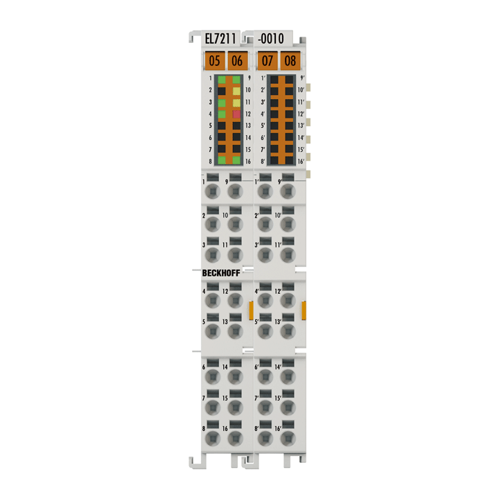 Beckhoff EL7211-0010 EtherCAT Terminal, 1-channel motion interface, servomotor, 48 V DC, 45 A, OCT Turkiye
