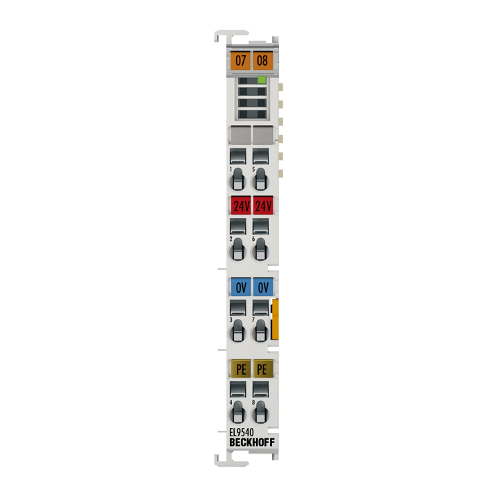 Beckhoff EL9540 System terminal, surge filter and field supply Turkiye