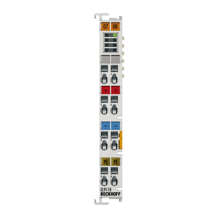 Beckhoff EL9110 Potential supply terminal, 24 V DC, with diagnostics Turkiye