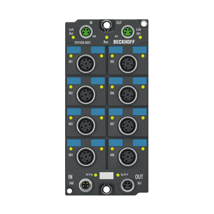 Beckhoff EPX1058-0022 EtherCAT Box, 8-channel digital input, NAMUR, M12, Ex i Turkiye
