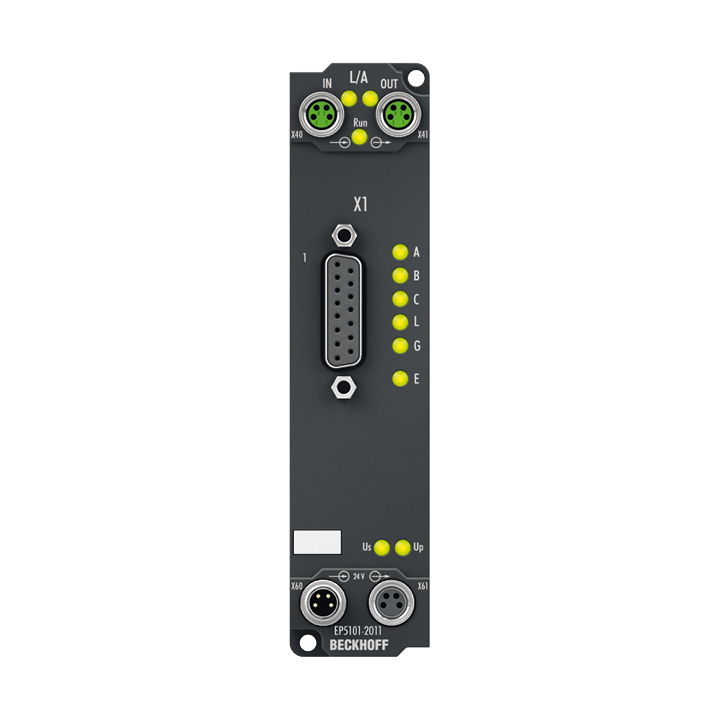 Beckhoff EP5101-2011 EtherCAT Box, 1-channel encoder interface, incremental, 5 V DC (DIFF RS422, TTL), 5 MHz, D-sub Turkiye