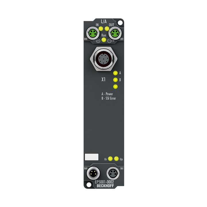 Beckhoff EP5001-0002 EtherCAT Box, 1-channel encoder interface, SSI, M12 Turkiye