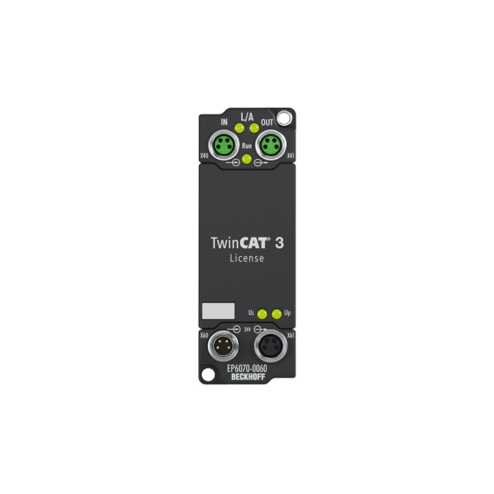 Beckhoff EP6070-0060 EtherCAT Box, license key for TwinCAT 31 Turkiye